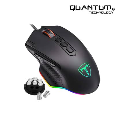 T-Dagger Bettle RGB Gaming Mouse (T-TGM305) with 4800DPI and Customizable RGB Lighting