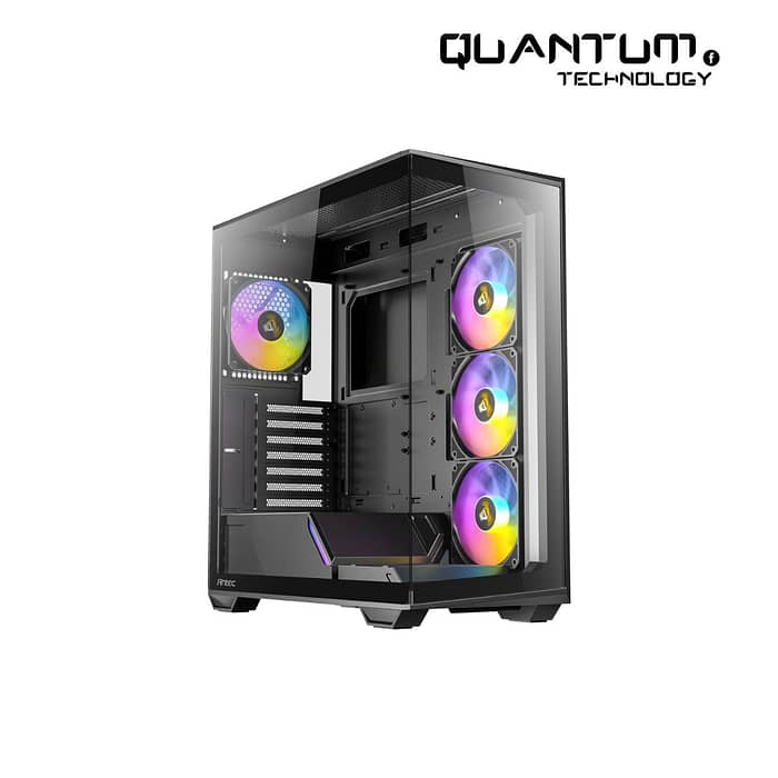 Antec C3 ARGB gaming case with addressable RGB lighting and tempered glass side panel.